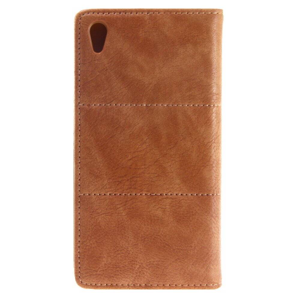 Book Case Handyhülle für Sony Xperia Z5 Premium Gold Schutz Hülle