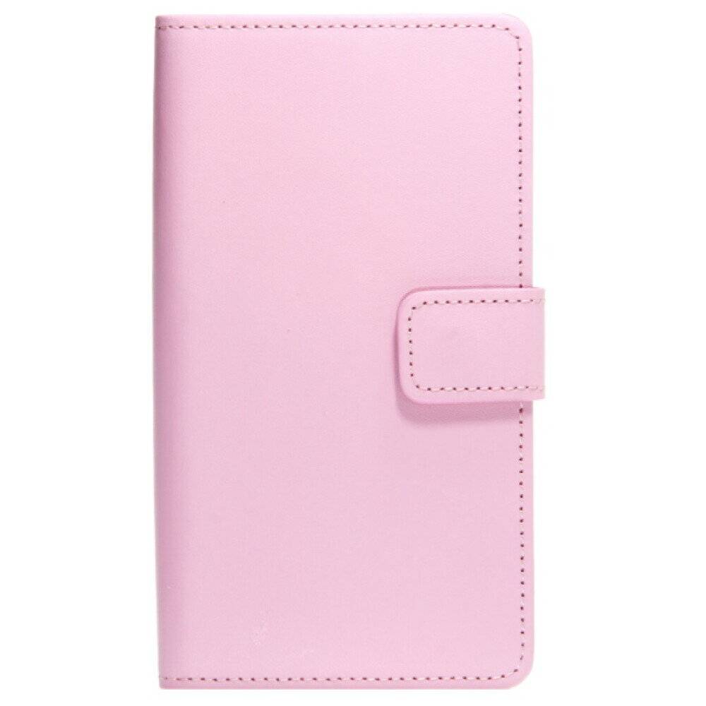 Leder Handyhülle für Sony Xperia Z1 Pink Schutz Case 4250710547272