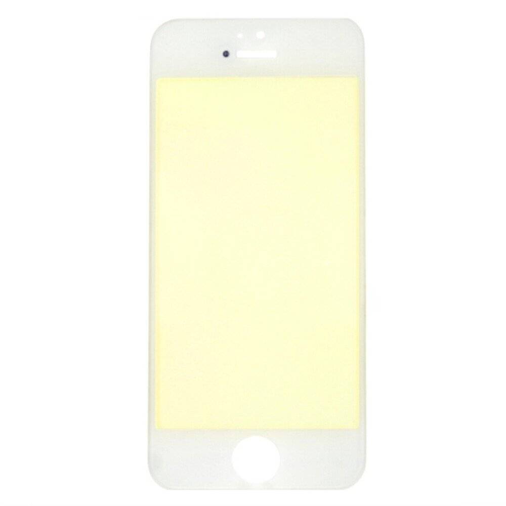 Displayglas für iPhone 5 weiß LCD + Rahmen Displayschutz