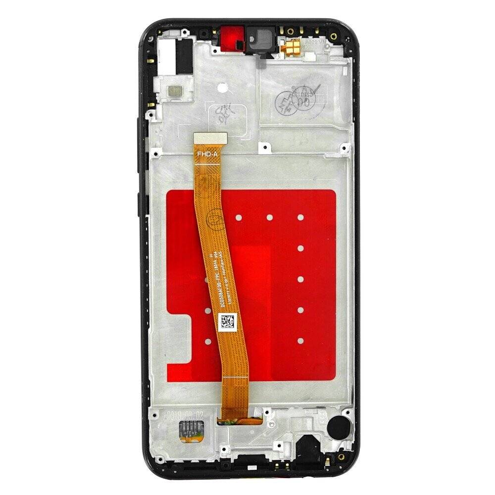 Display für Huawei P20 Lite LCD + Rahmen Schwarz Bildschirm Touch Ersatz