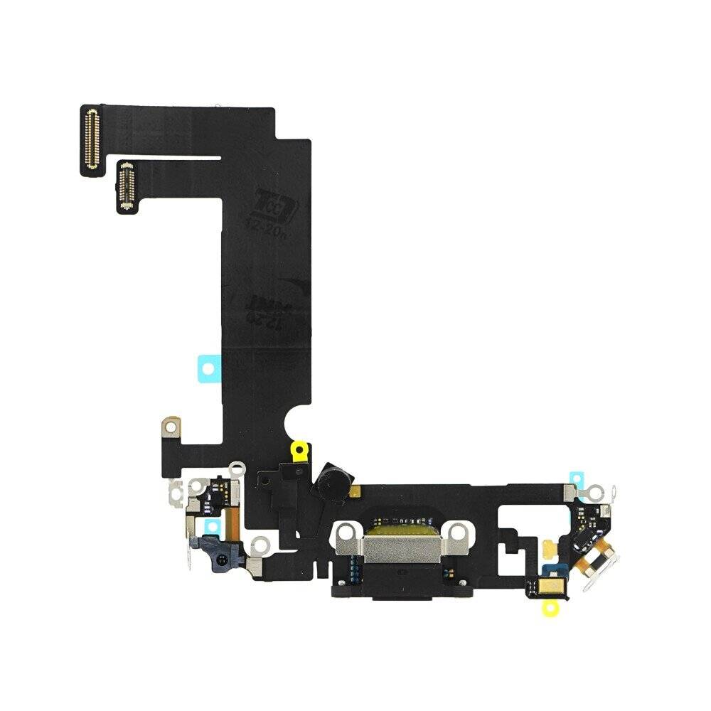 Ladebuchse für iPhone 12 Mini Schwarz Dock Connector Flex Ersatz