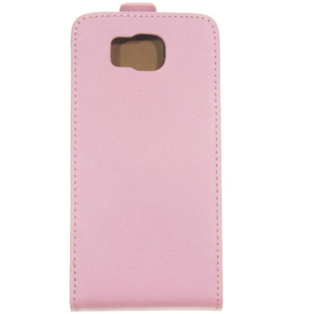 Slim Leder Flip Hülle für Samsung G850 Galaxy Alpha Pink 4250710555598