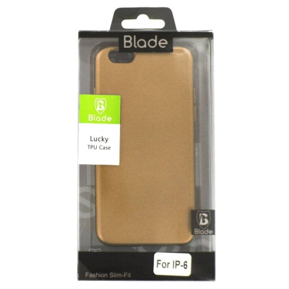 Original TPU Handyhülle für Apple iPhone 6 6s Gold 8248
