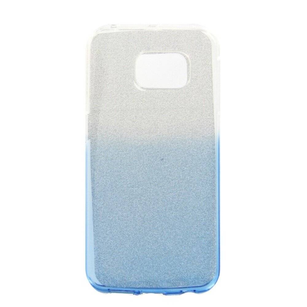 TPU Handyhülle für Samsung Galaxy S6 Edge Blau Schutz Tasche