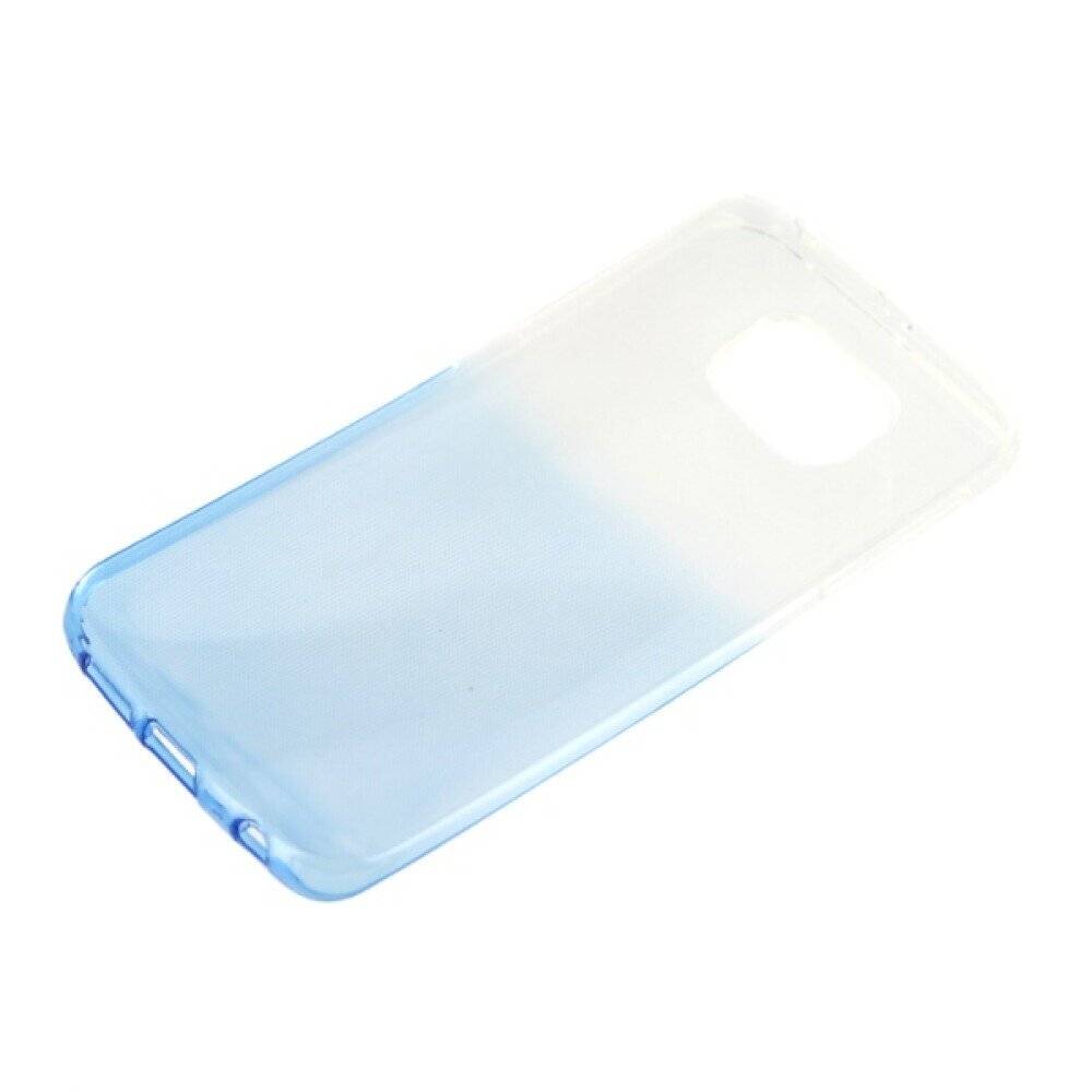 TPU Handyhülle für Samsung Galaxy S6 Edge Blau Schutz Tasche