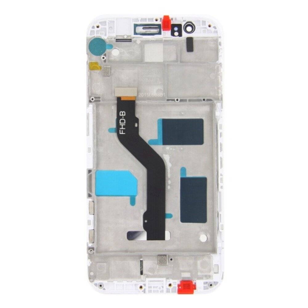 Display für Huawei Ascend G8 LCD + Rahmen Weiß Touch Bildschirm Ersatz