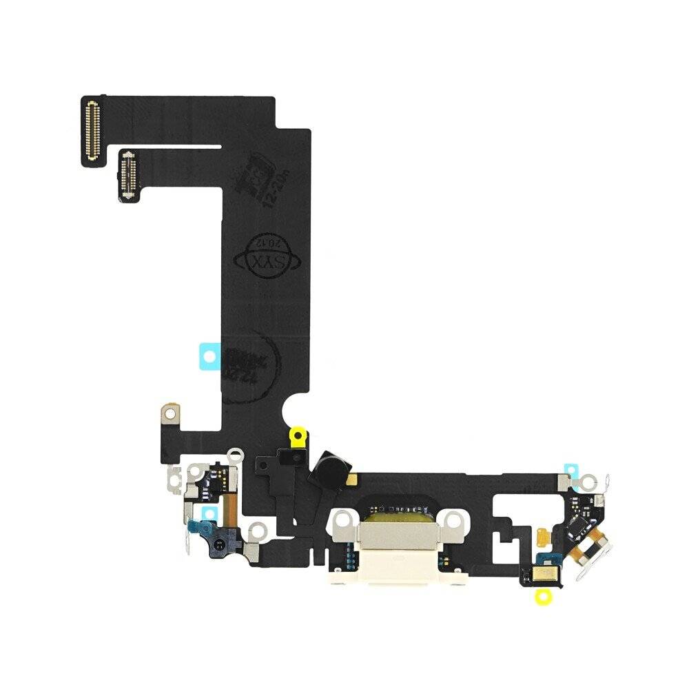 Ladebuchse für iPhone 12 Mini Weiß Flex Dock Connector Ersatz