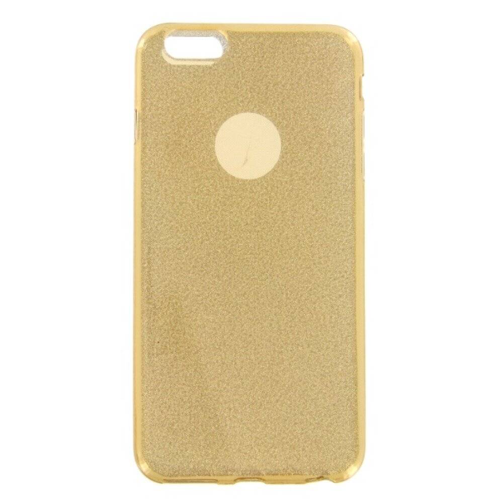 TPU Handyhülle für iPhone 6 6S Plus gold Glitzer Schutzhülle Tasche