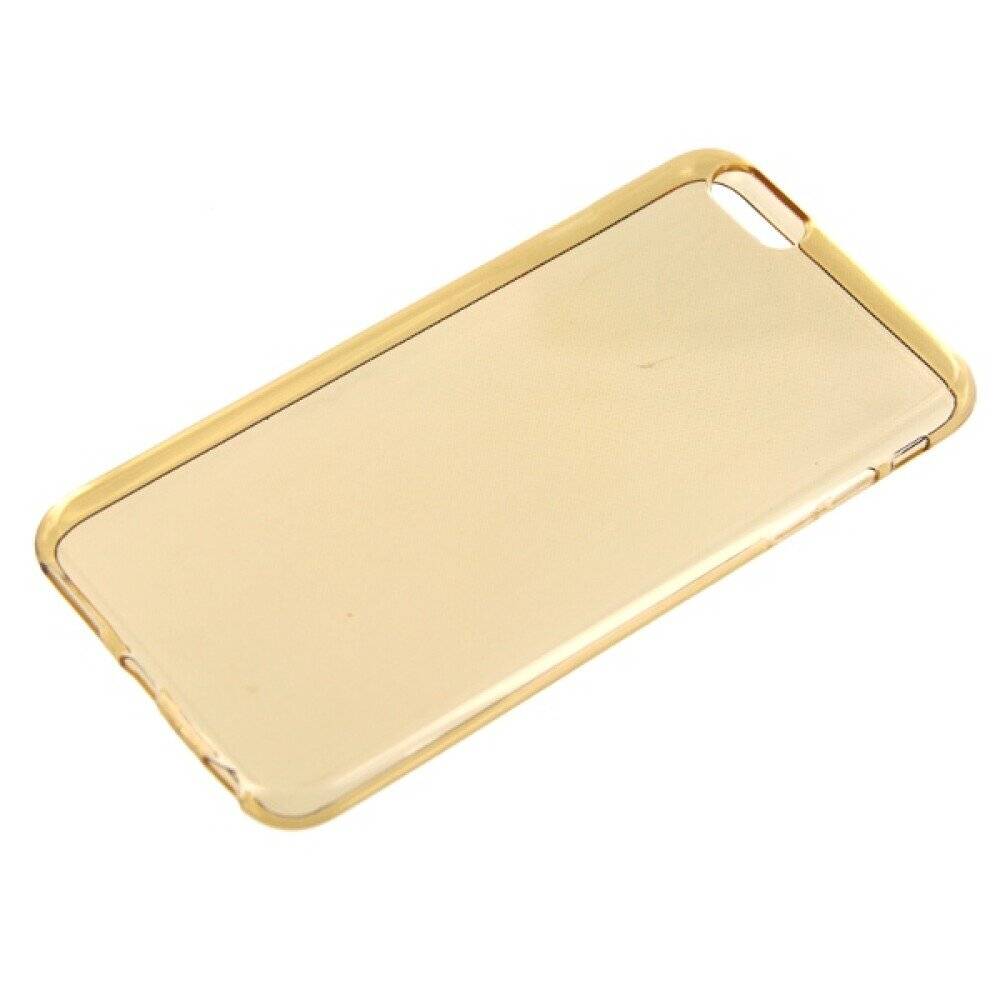 TPU Handyhülle für iPhone 6 6S Plus gold Glitzer Schutzhülle Tasche