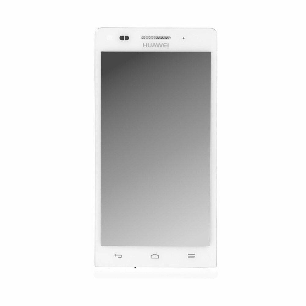 Display für Huawei Ascend G6 LCD + Rahmen Weiß Bildschirm Touch