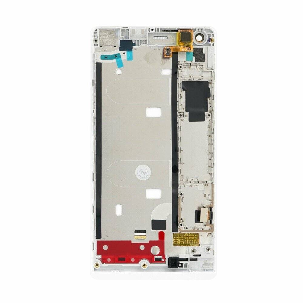 Display für Huawei Ascend G6 LCD + Rahmen Weiß Bildschirm Touch