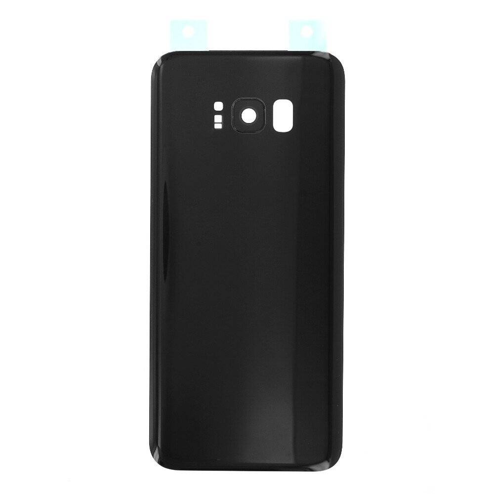 für Samsung Galaxy S8 Plus Akkufachdeckel Schwarz Kameraglas Rückseite