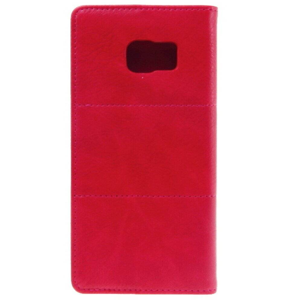 Book Case Handyhülle für Samsung Galaxy S6 Edge Plus Pink