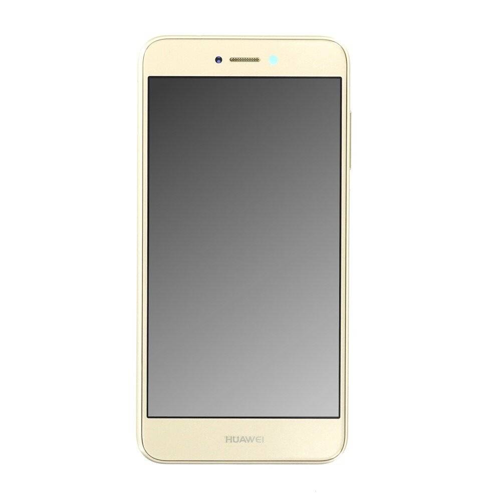 Display für Huawei P8 lite 2017 LCD + Rahmen Gold Bildschirm Touch