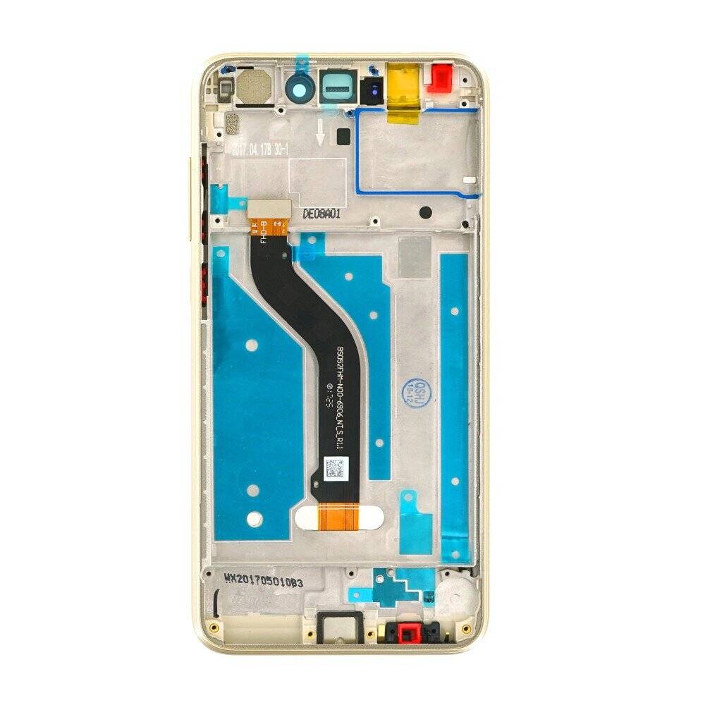 Display für Huawei P8 lite 2017 LCD + Rahmen Gold Bildschirm Touch