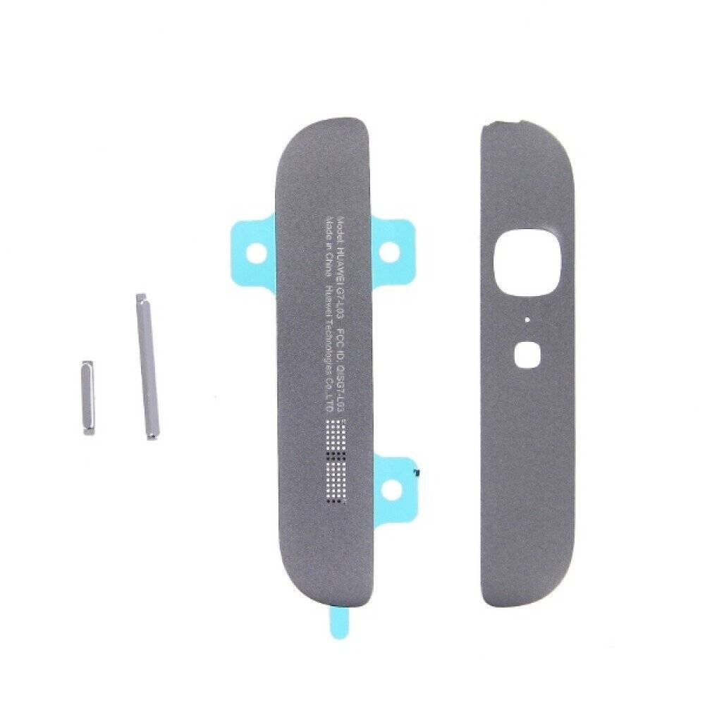 für Huawei Ascend G7 Akkudeckel Rückseite Schwarz