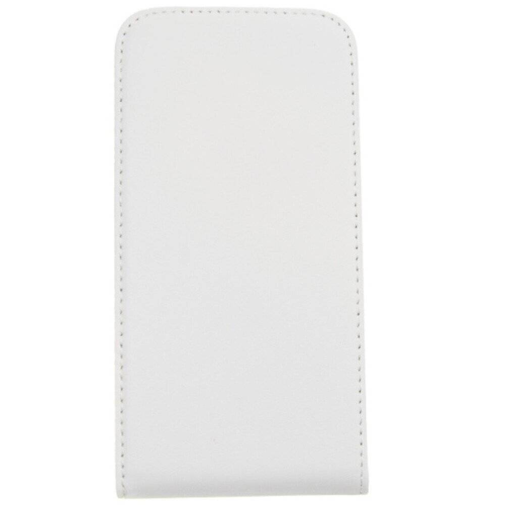Flip Cover Handyhülle für Samsung Galaxy S5 - Weiß Schutz Case 4250710549757