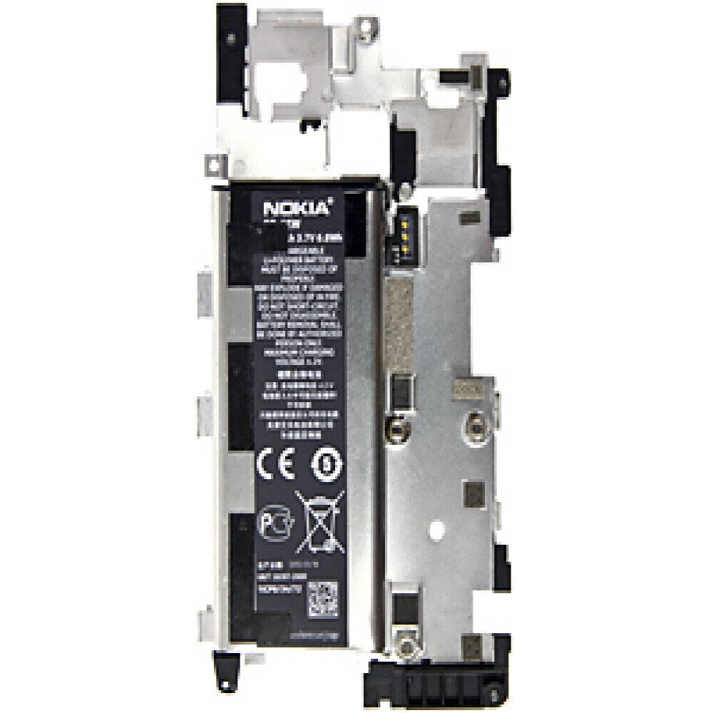 Original Nokia Akku BP-6EW für Lumia 900 LCD + Rahmen 1830mAh