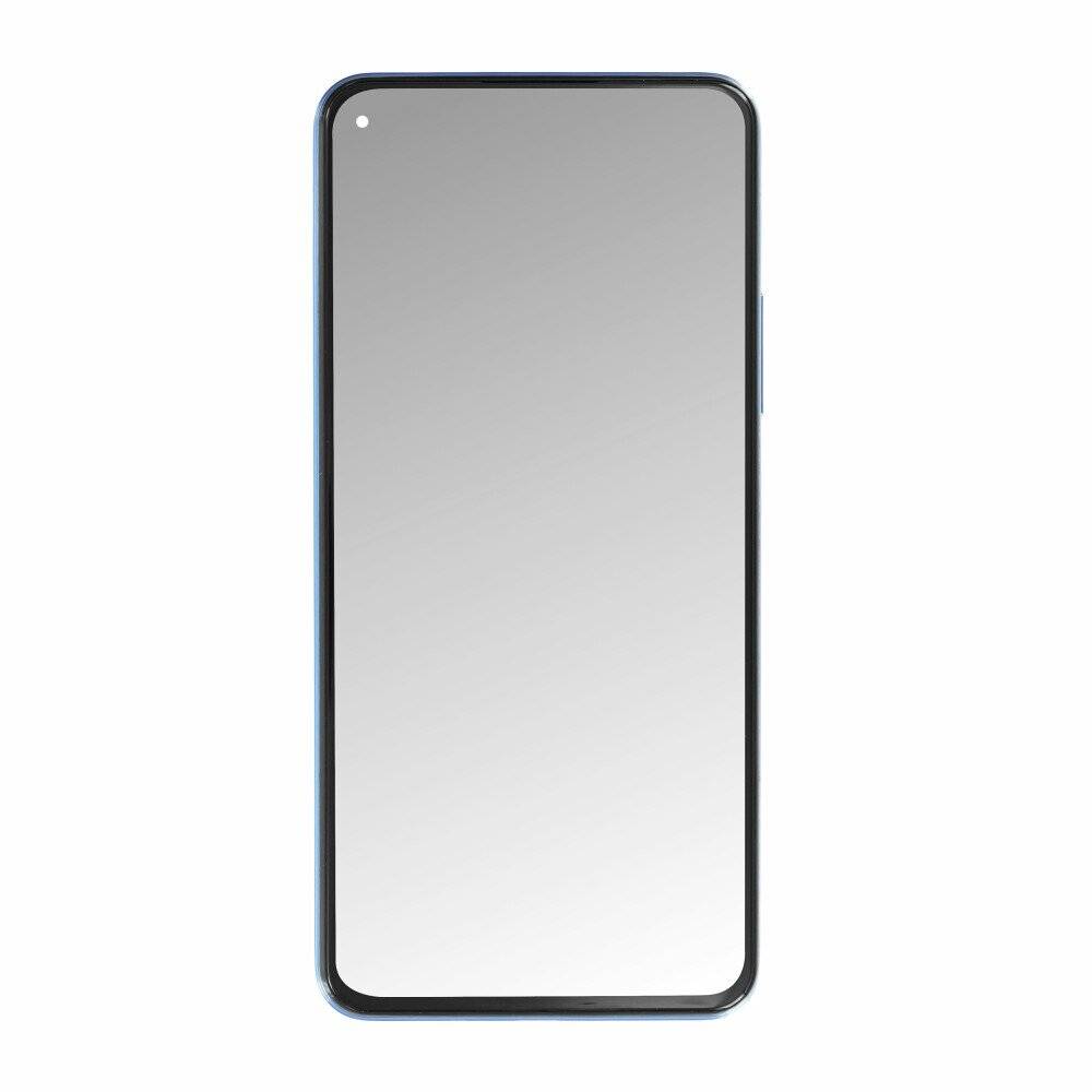 Original Display für Xiaomi Mi 11 lite 4G LCD + Rahmen blau 56000C0K9A00
