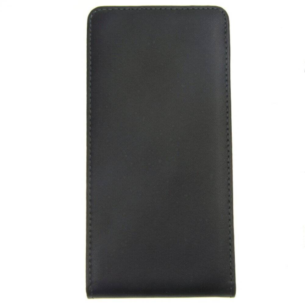 Slim Leder Flip Hülle für Sony Z3 Schwarz Handy Tasche Schutz Case 4250710556199