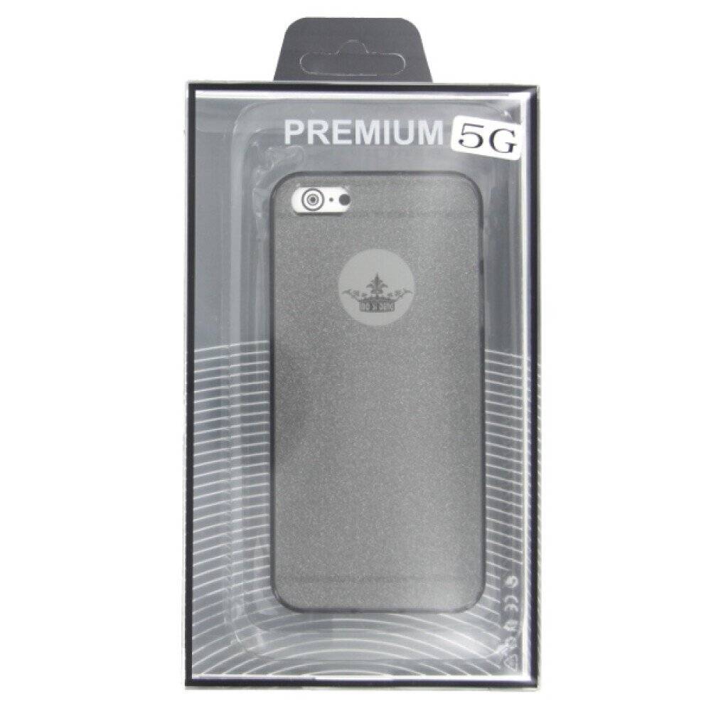 TPU Handyhülle für iPhone 5/5s/SE Schwarz Glitter Schutz Tasche