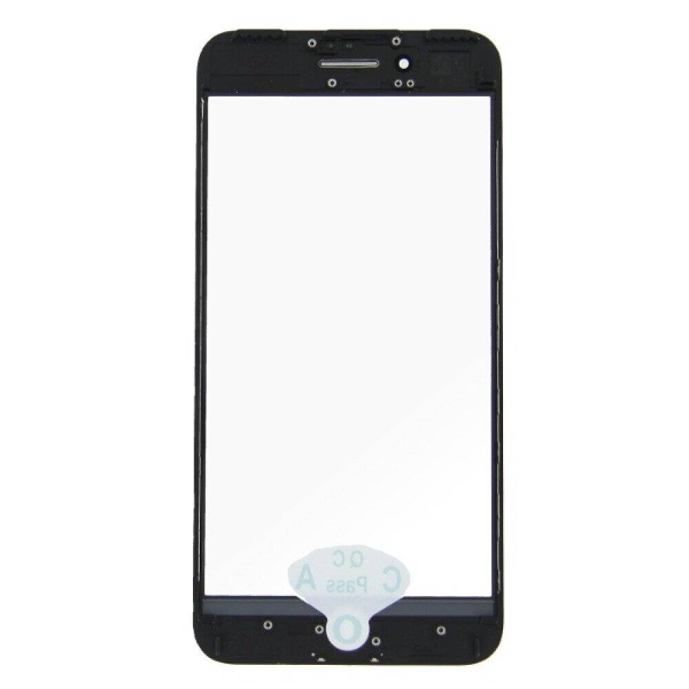 Touchscreen für iPhone 7+ LCD + Rahmen Schwarz Bildschirm