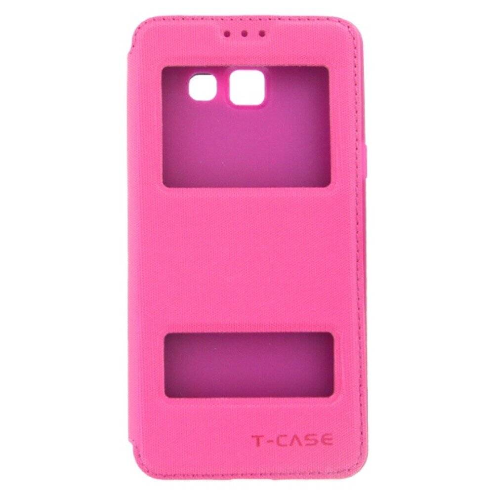 Lux Magnet Flip Handyhülle für Samsung A5 2016 Grau Schutzhülle Tasche