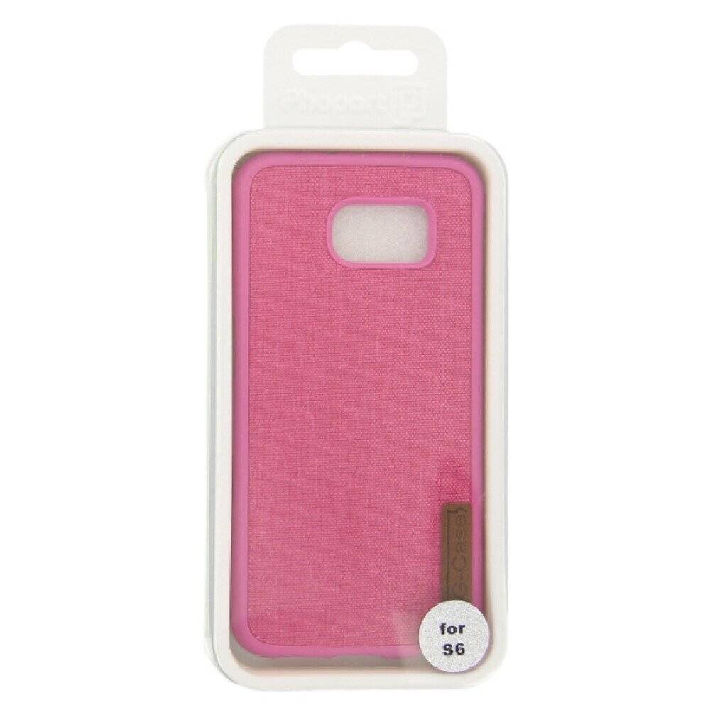 Silikonhülle für Samsung S6 Pink Handy Tasche Schutz