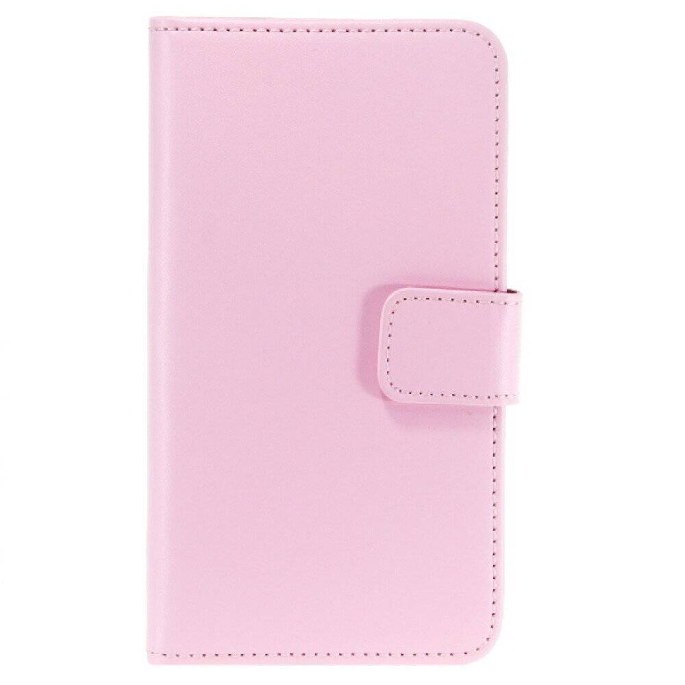 Book Case Handyhülle für Samsung Galaxy S5 Pink Künstliches Leder Tasche Schutz