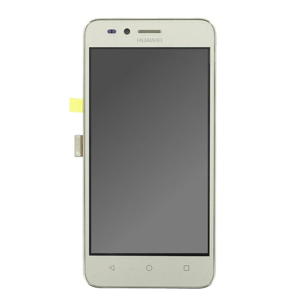 Original Display für Huawei Y3II 4G LCD + Rahmen Gold 97070NBF