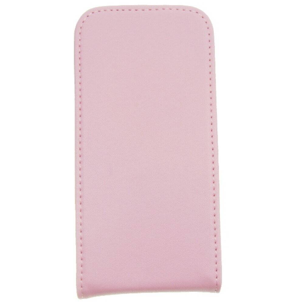 Slim Leder Flip Handyhülle für Galaxy S4 Mini Pink