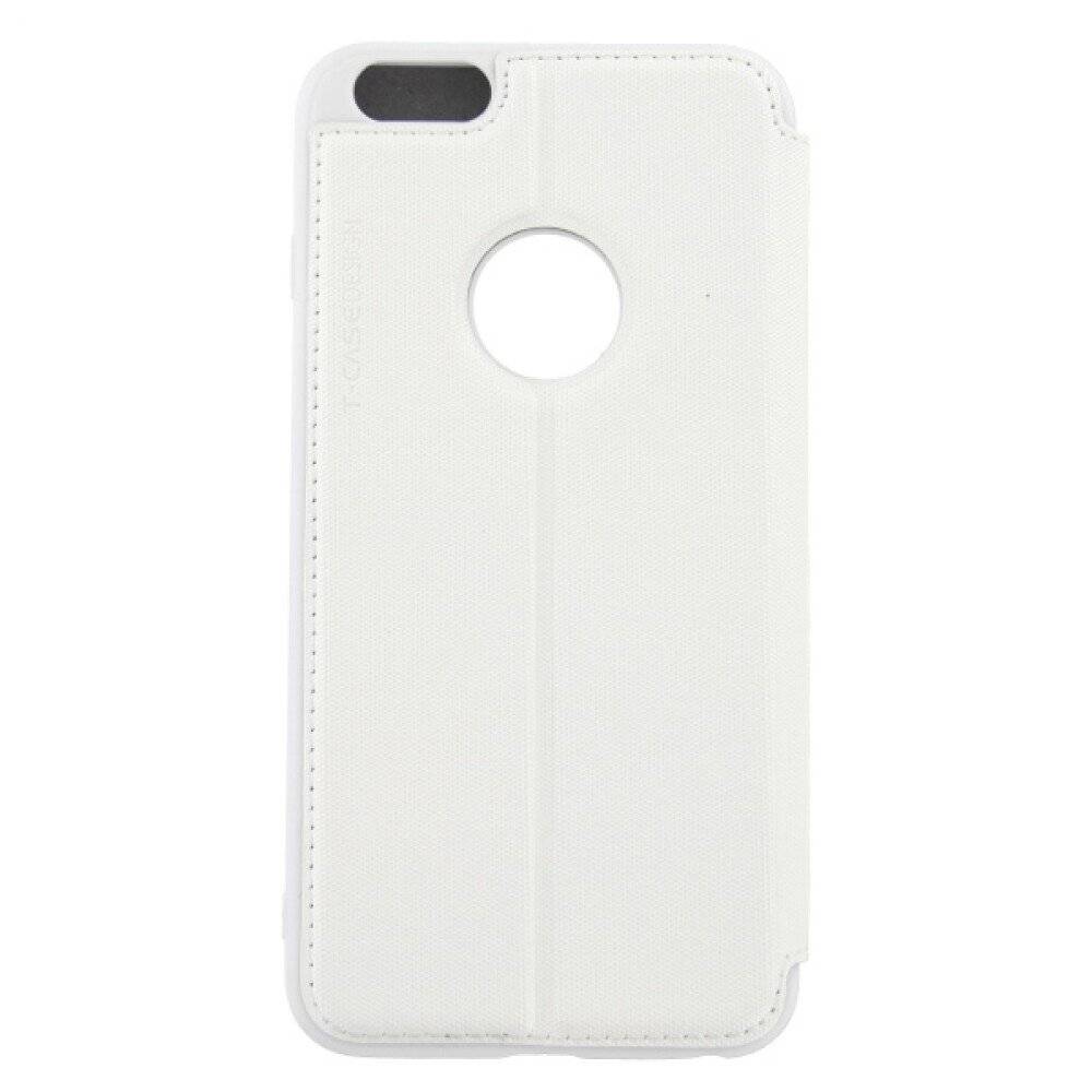 Original Magnet Flip Handyhülle für iPhone 6/6s Plus Weiß Schutzhülle