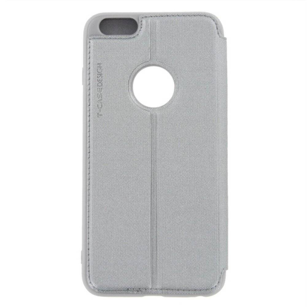 Original Magnet Flip Handyhülle für iPhone 6/6s Plus Grau Schutz Hülle