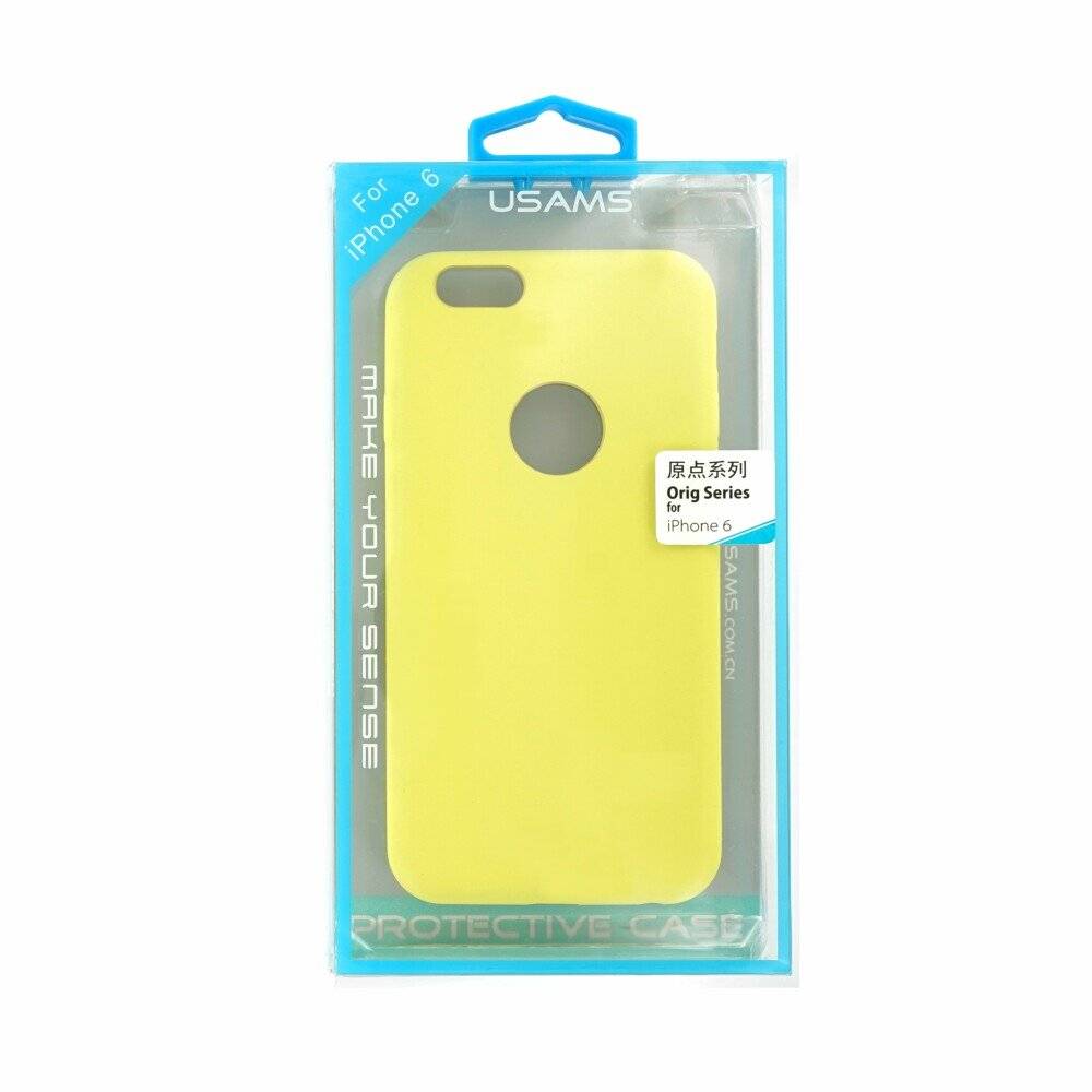 Back Case Handyhülle für iPhone 6 Gelb Schutz Tasche