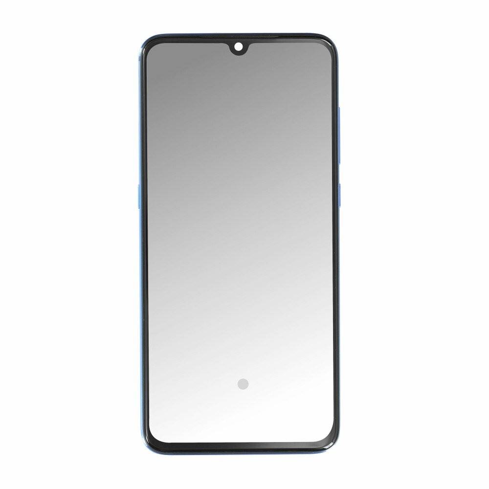 Displayeinheit + Rahmen für Xiaomi Mi 9 blau