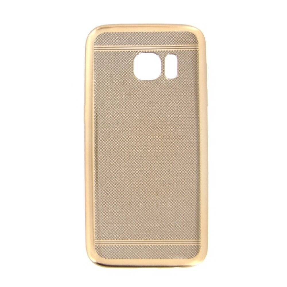 Silikonhülle Handyhülle für Samsung Galaxy S7 Gold Schutz Case