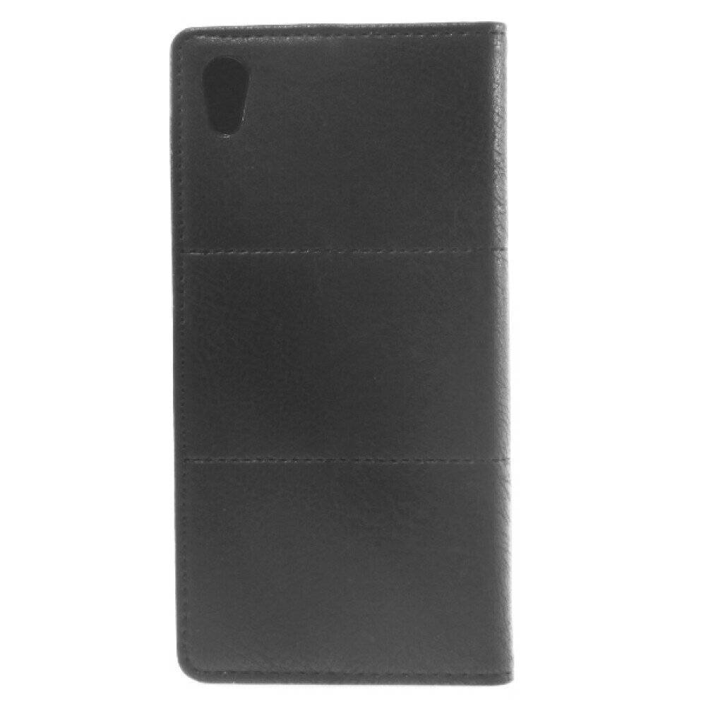 Book Case Handyhülle für Sony Xperia Z5 Schwarz 4250710565658