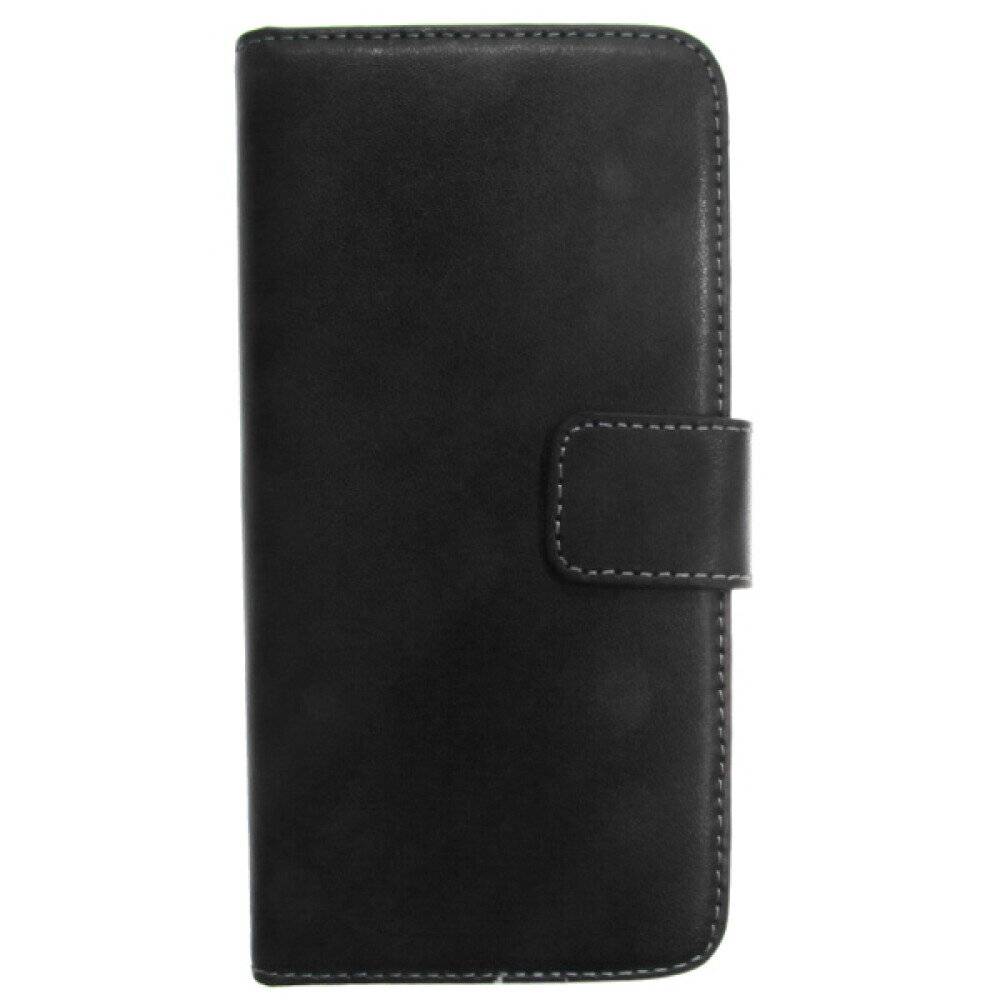 Leder Handyhülle für HTC M9 Schwarz Hülle Tasche Schutz 4250710561445