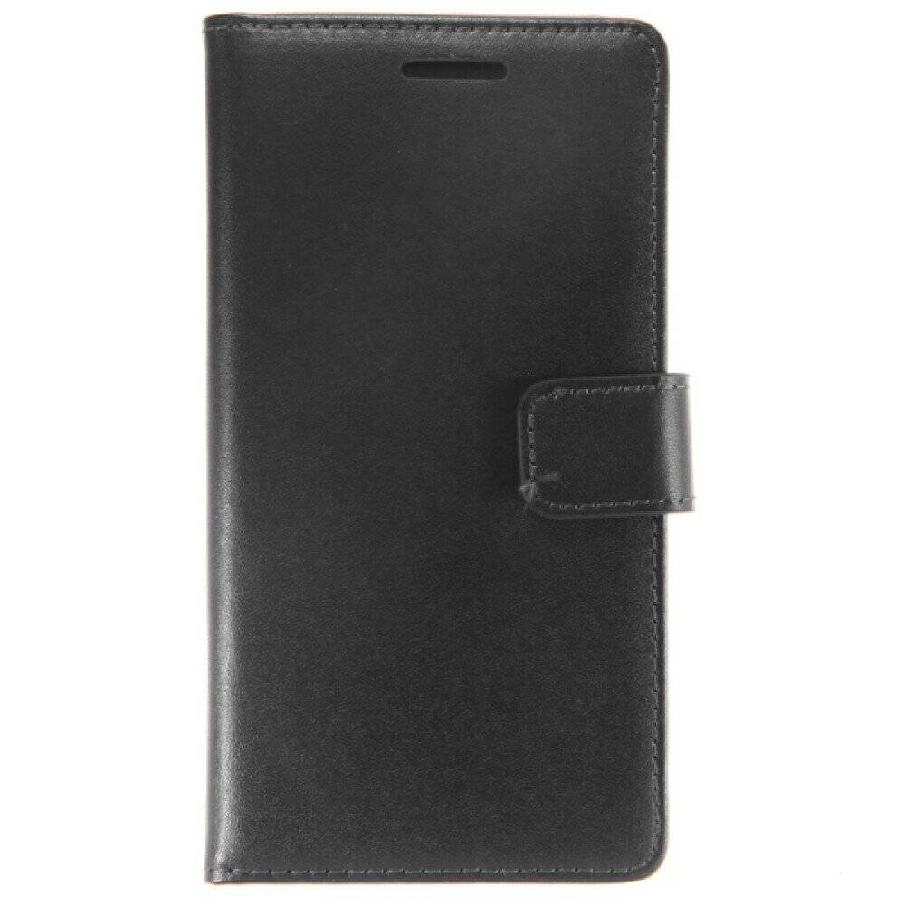 Leder Handyhülle für Samsung Galaxy S6 Edge Plus Schwarz 4250710564811