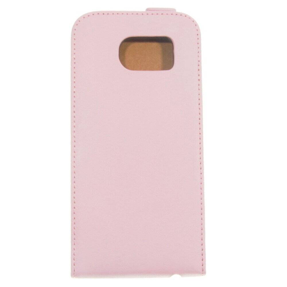 Slim Leder Flip Handyhülle Galaxy S6 Pink Schutzhülle Tasche Case 4250710563685