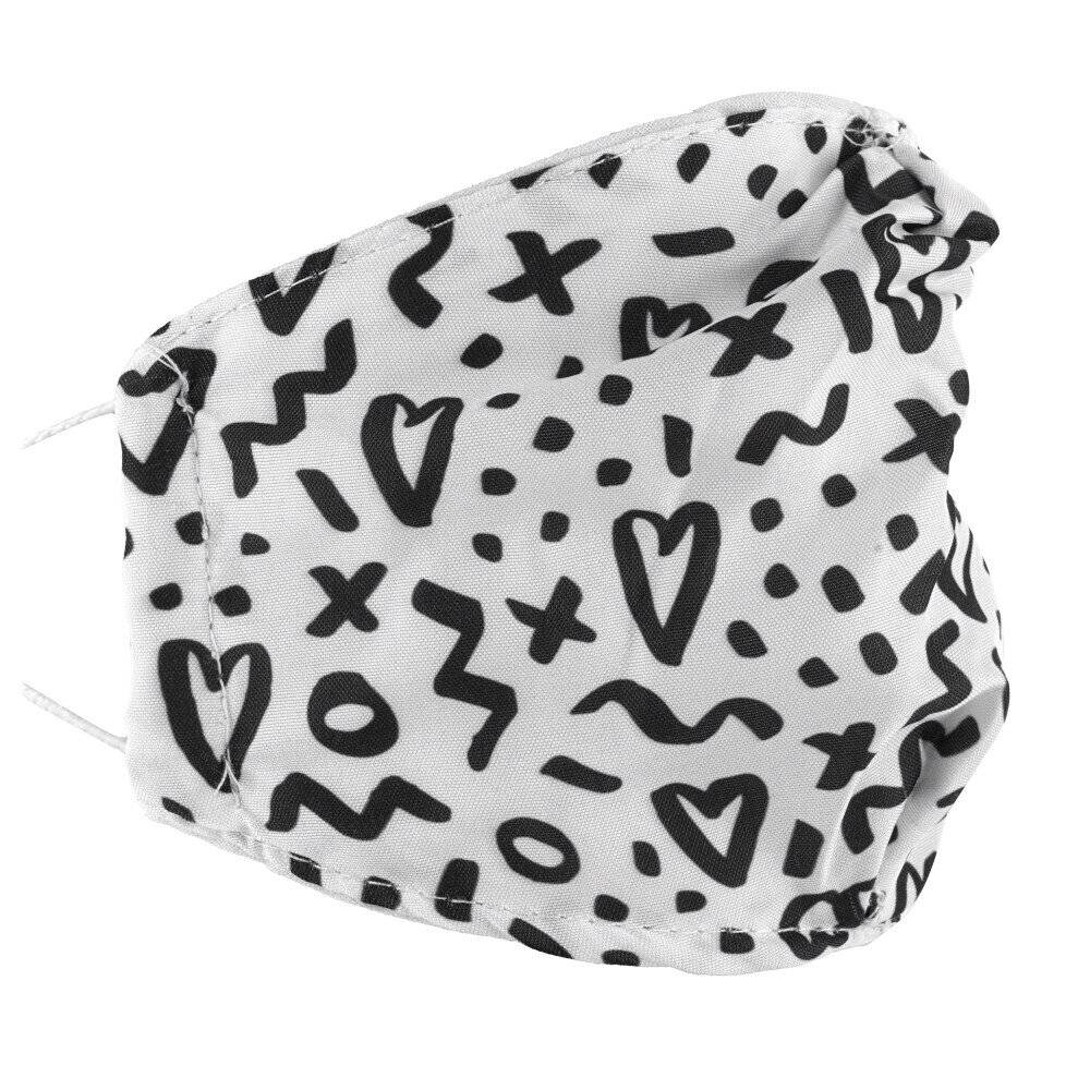 Wiederverwendbare Mode-Textilmaske Mundschutz Muster 4