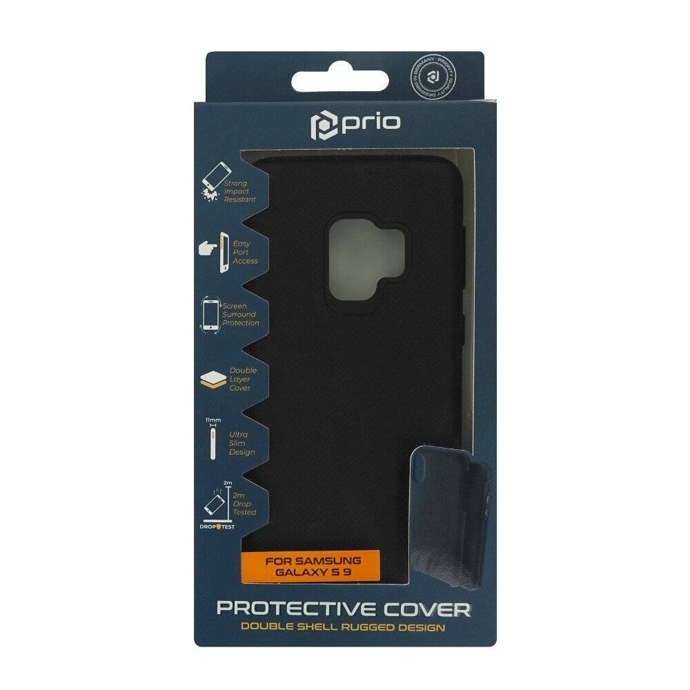 Prio Schutzhülle für Samsung S9 schwarz