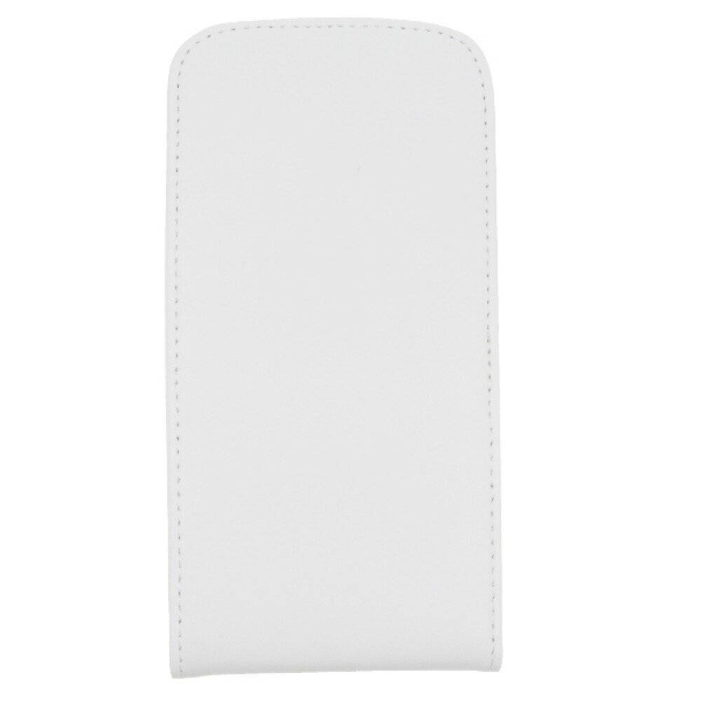 Slim Leder Flip Handyhülle für Samsung Galaxy S3 I9300 Weiß