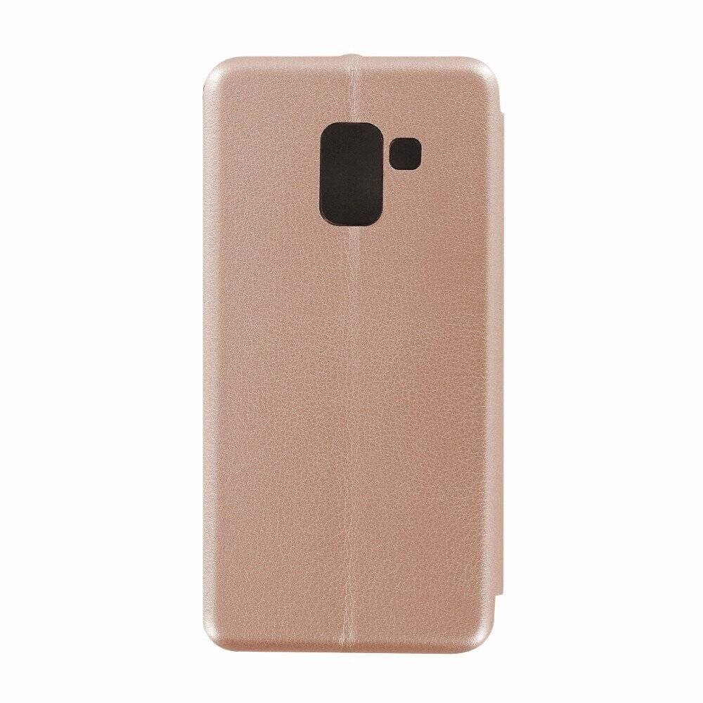 Flip Handyhülle für Samsung A8 2018 Rosegold cnt1264