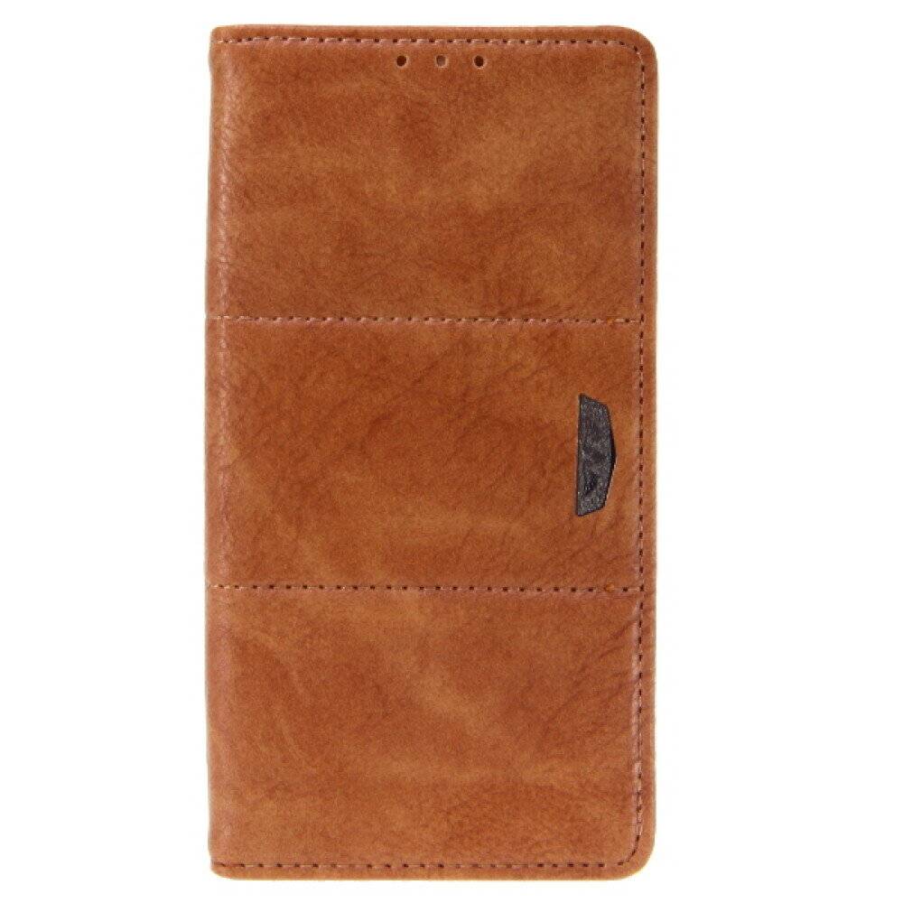 Book Case Handyhülle für Samsung Galaxy S6 Edge Gold