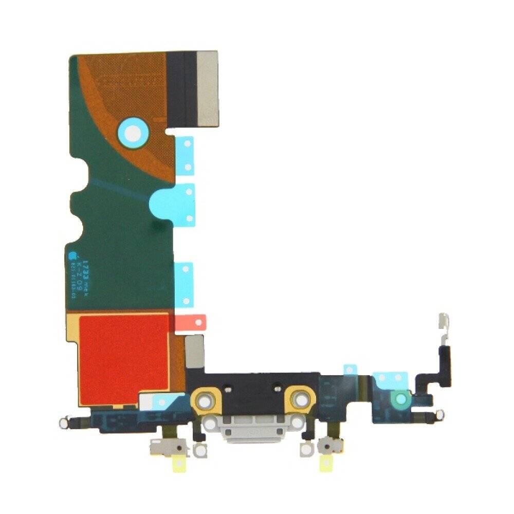 Ladebuchse für iPhone 8 Plus Weiß Dock Connector Ersatz