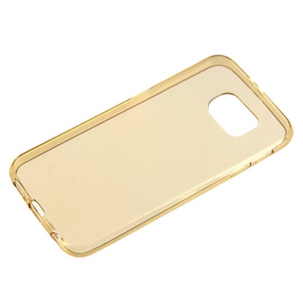TPU Handyhülle für Samsung Galaxy S6 Gold Glitzer Schutz Tasche
