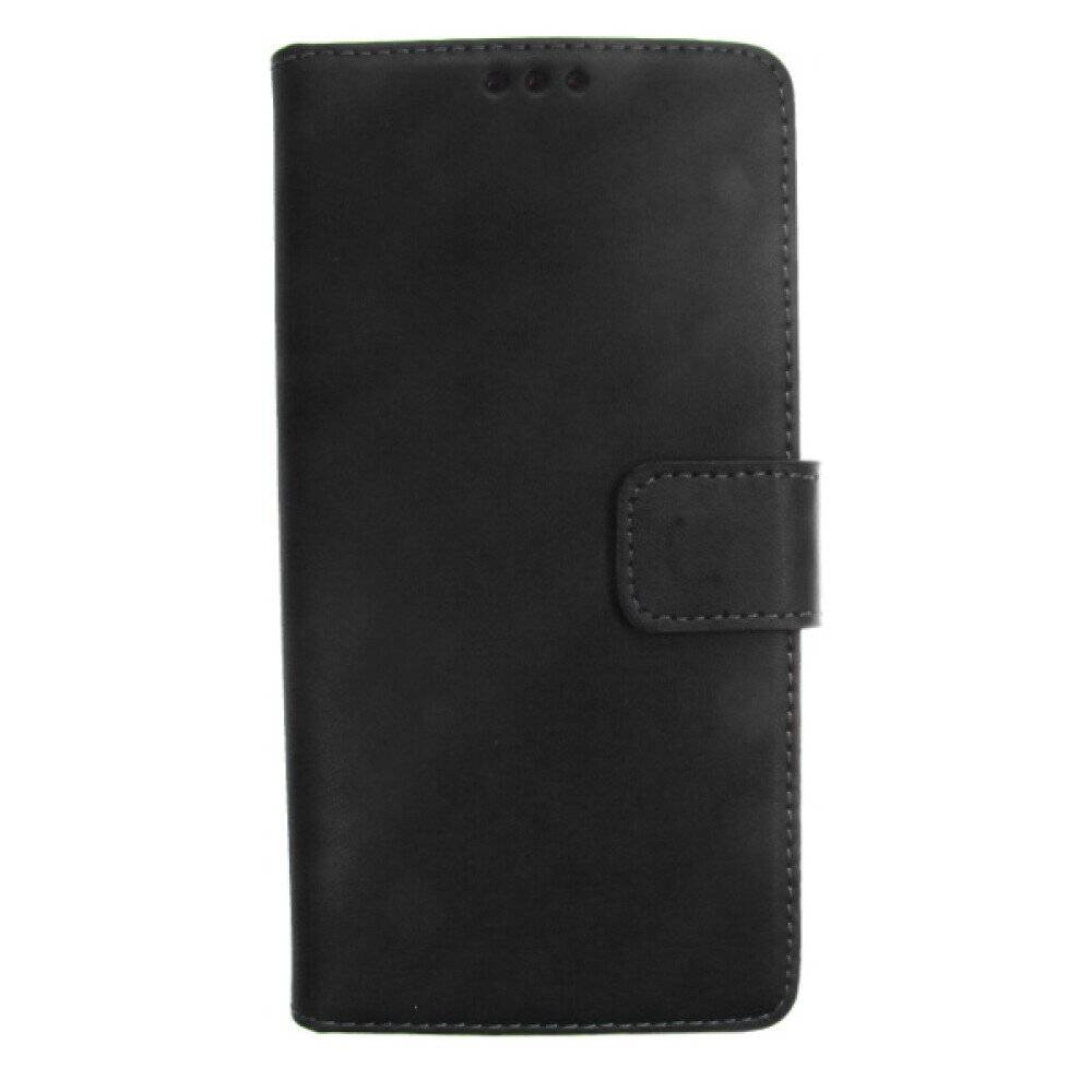 Leder Handyhülle für Huawei G7 Schwarz Schutz Case 4250710564347