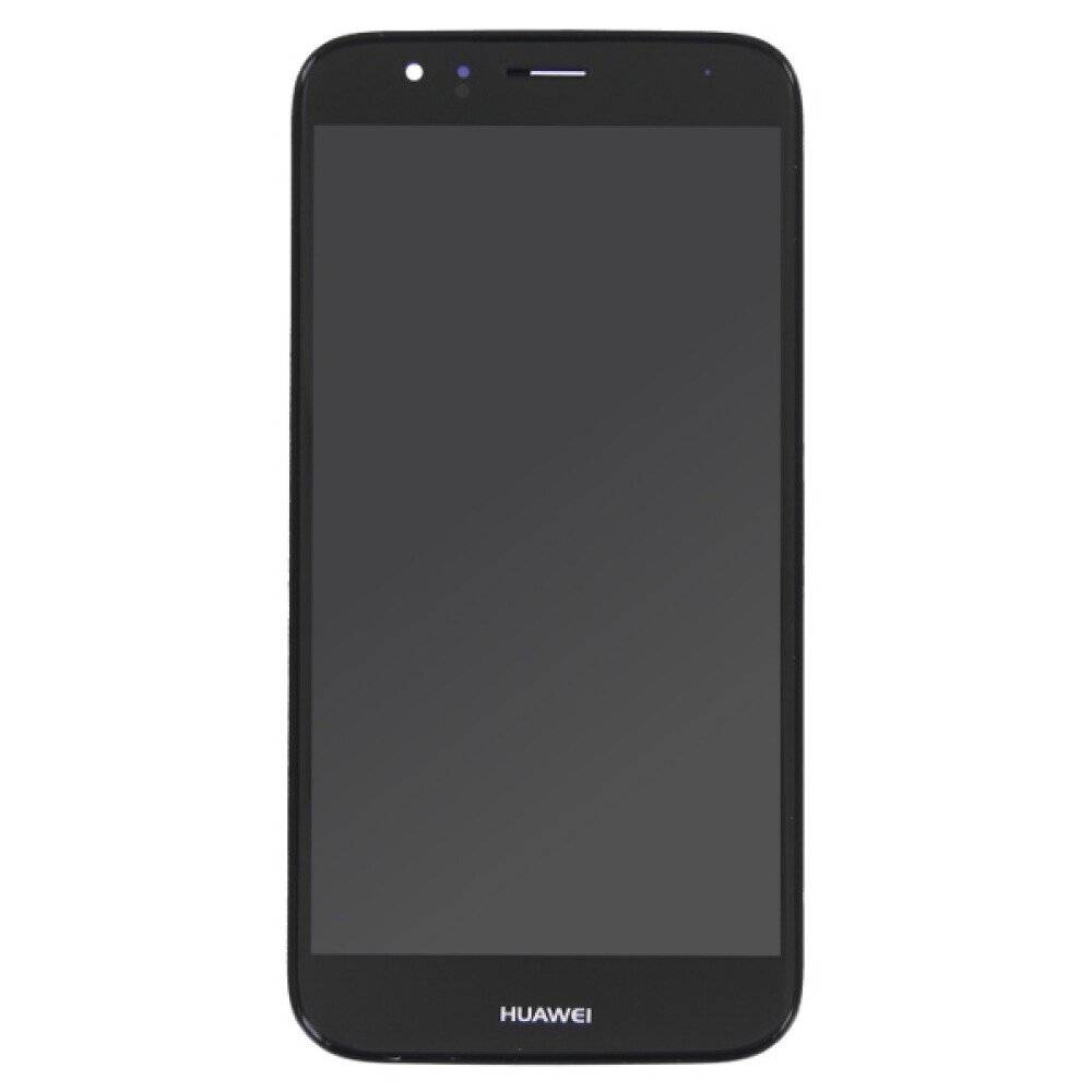 Display für Huawei G7 Plus LCD + Rahmen schwarz Touch स्क्रीन Ersatz