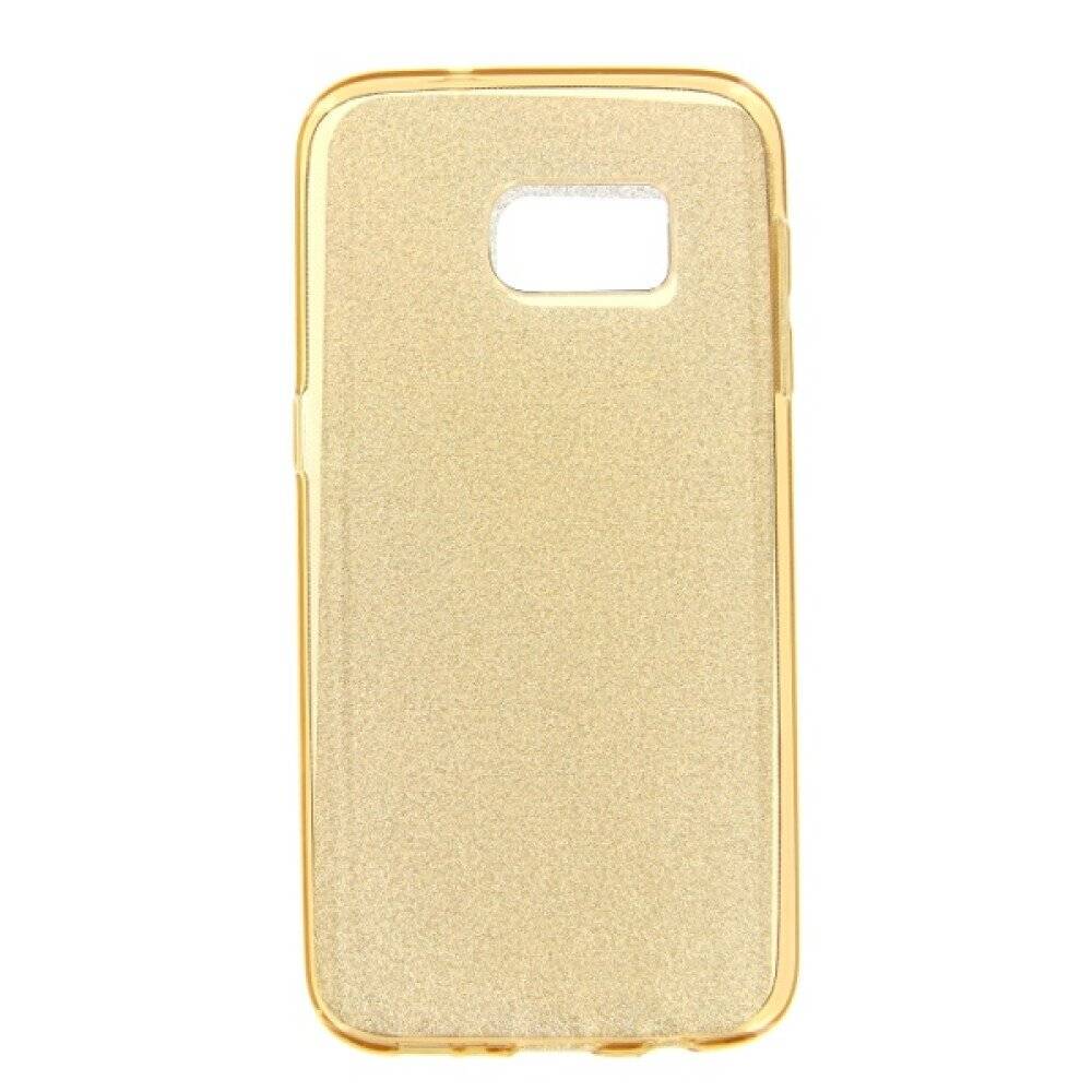 TPU Handyhülle für Samsung Galaxy S7 Gold Glitter Schutzhülle